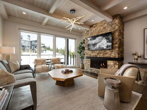 Living area - #9 Wildwood 4 Bedroom Townhouse by Moonlight Basin Lodging (Big Sky)