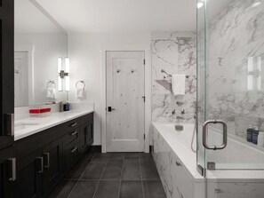 Bathroom - #9 Wildwood 4 Bedroom Townhouse by Moonlight Basin Lodging (Big Sky)