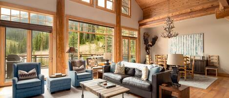 Cottage, 3 chambres | Coin séjour