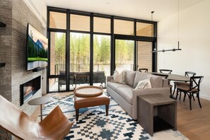 Condo, 2 Bedrooms | Living area | Streaming services - 221 Lakelodge 2 Bedroom Condo by Moonlight Basin Lodging (Big Sky)