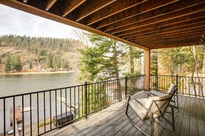 Terrace/patio - Rathdrum Lake House w/ Boat Dock! (Rathdrum)