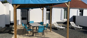 Maison de Vacances Chaleureuse à 10 mn de la Plage et Centre Bourg à Pieds!!!