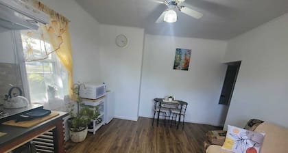 Bright 1 bedroom apartment close to highway, wifi, netflix, prime, free parking