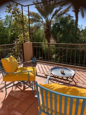 Deluxe Double Room (Haut Atlas) | Terrace/patio - Riad Chant d'Etoiles (Tadighoust)