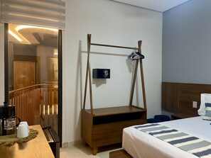 1 개의 침실, 고급 침구, 필로우탑 침대, 객실 내 금고