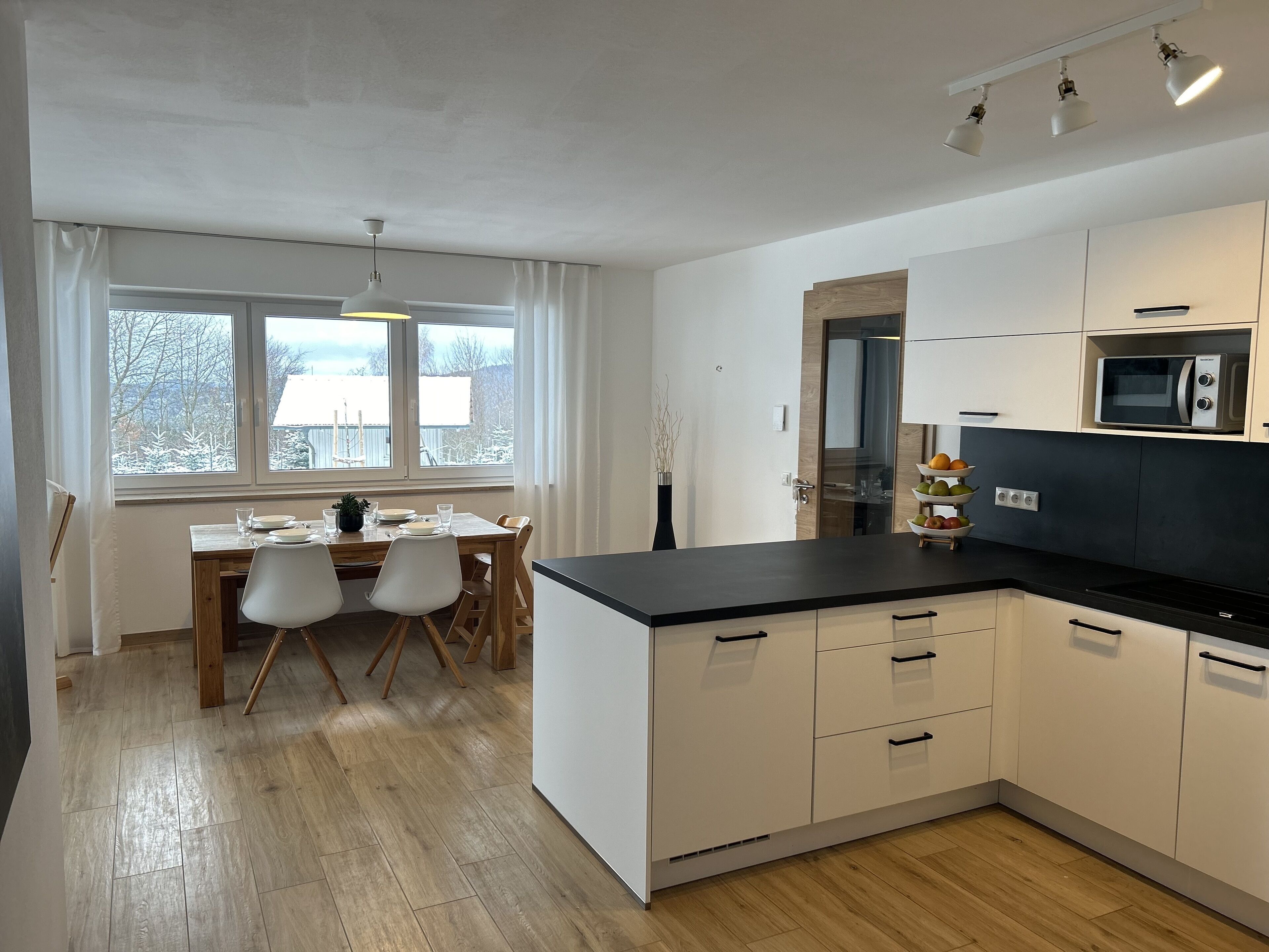 Mikrovågsugn, ugn, spishäll och diskmaskin