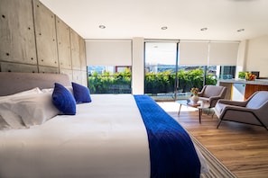 Suite estudio Deluxe | Ropa de cama de alta calidad, edredón y camas Select Comfort