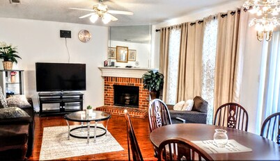 A fully furnished home within walking distance of downtown Mansfield