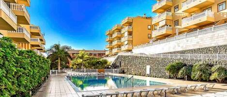 Una piscina riscaldata