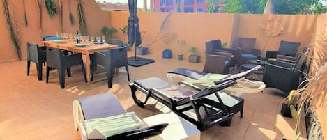 Restauration en plein air