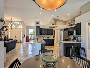 Interior - Luxury south facing waterfront home with heated salt pool and spa! (Cape Coral)