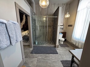 Shower, hair dryer, towels, soap - “The Roost” downtown Red Lodge, MT (Red Lodge)