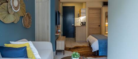 Loft 101 - w/balcony - Daily Cleaning | Coffre-fort pour ordinateur portable, rideaux dâobscurcissement