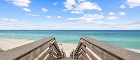 Sun loungers, beach towels