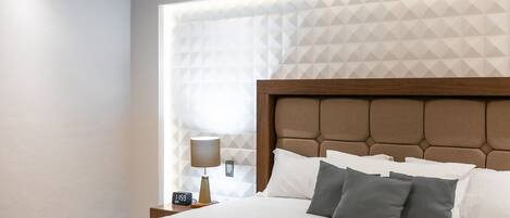 1 chambre, literie de qualité supérieure, couette en duvet d'oie