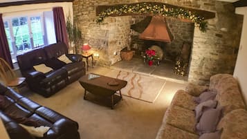 智能电视、壁炉、DVD 播放器、乒乓球