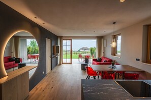 Interior - Apartment 'Valentinerhof Apt Fire' with Mountain View, Shared Pool and Wi-Fi (Eppan)