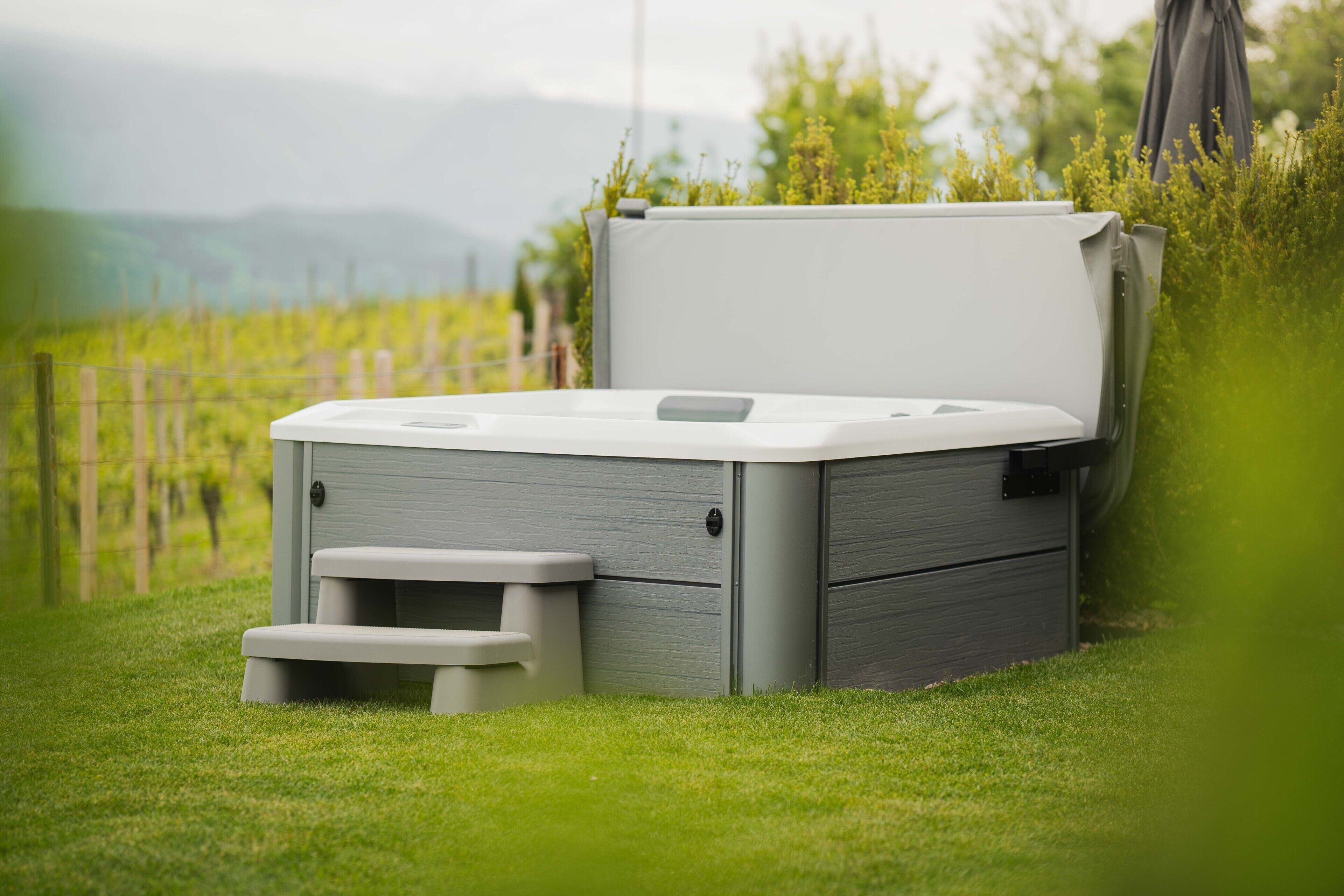 Idromassaggio all'aperto