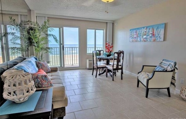 TV - Dolphin Oasis - 2 condos with indoor pool, ocean views, steps to the beach
(Virginia Beach)