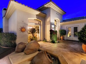 Exterior detail - PGA West Course view, private lagoon pool+spa, stunning La Quinta views! (La Quinta)