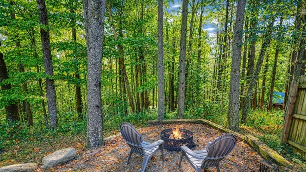 Property grounds - Tumbleweed: Pet friendly cabin in Hocking Hills (South Bloomingville)