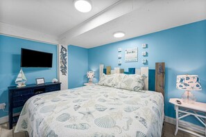 1 slaapkamer, een bureau, een strijkplank/strijkijzer, gratis wifi