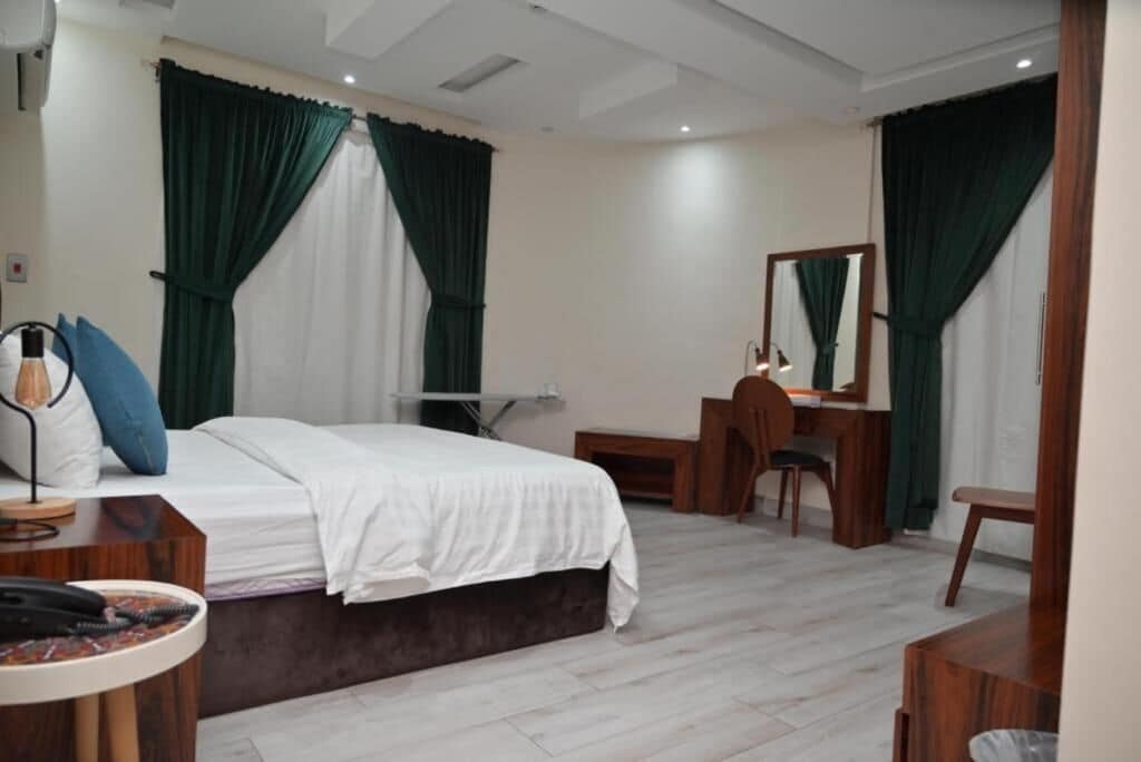 In-room safe, blackout curtains, soundproofing, iron/ironing board