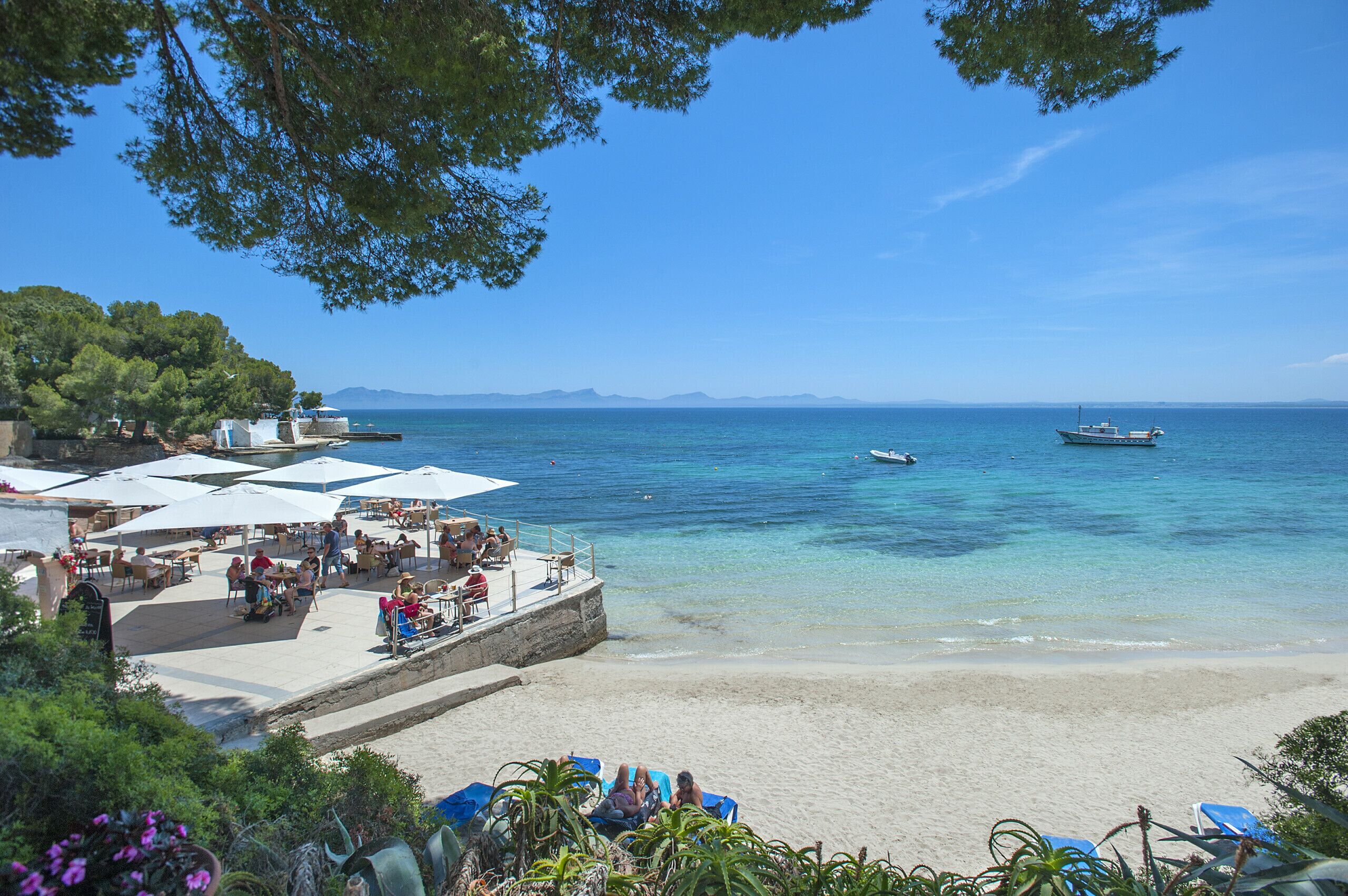 Una spiaggia nelle vicinanze