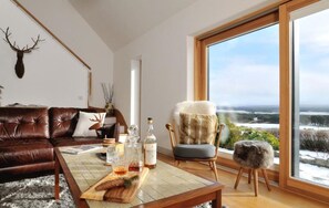 Smart TV, fireplace, DVD player