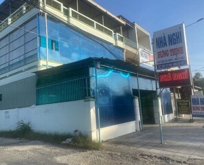 Overnatningsstedets facade