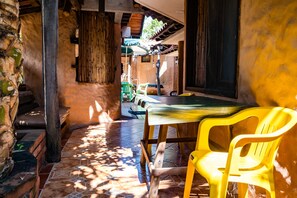 Terrace/patio - Posada Los Jacalitos (Santa María Tonameca)