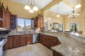 Fridge, microwave, oven, stovetop - Spacious Retreat | Incredible Views & Outdoor Space | Close to Town (Ouray)