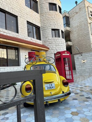 Appartement, 1 chambre, accessible aux personnes à mobilité réduite | Terrain de l’hébergement 