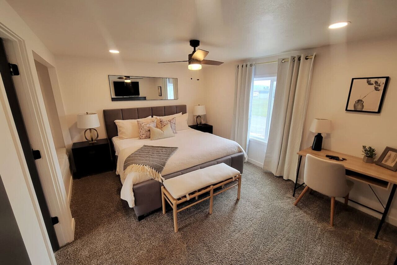 3 chambres, bureau, lit parapluie, Wi-Fi gratuit