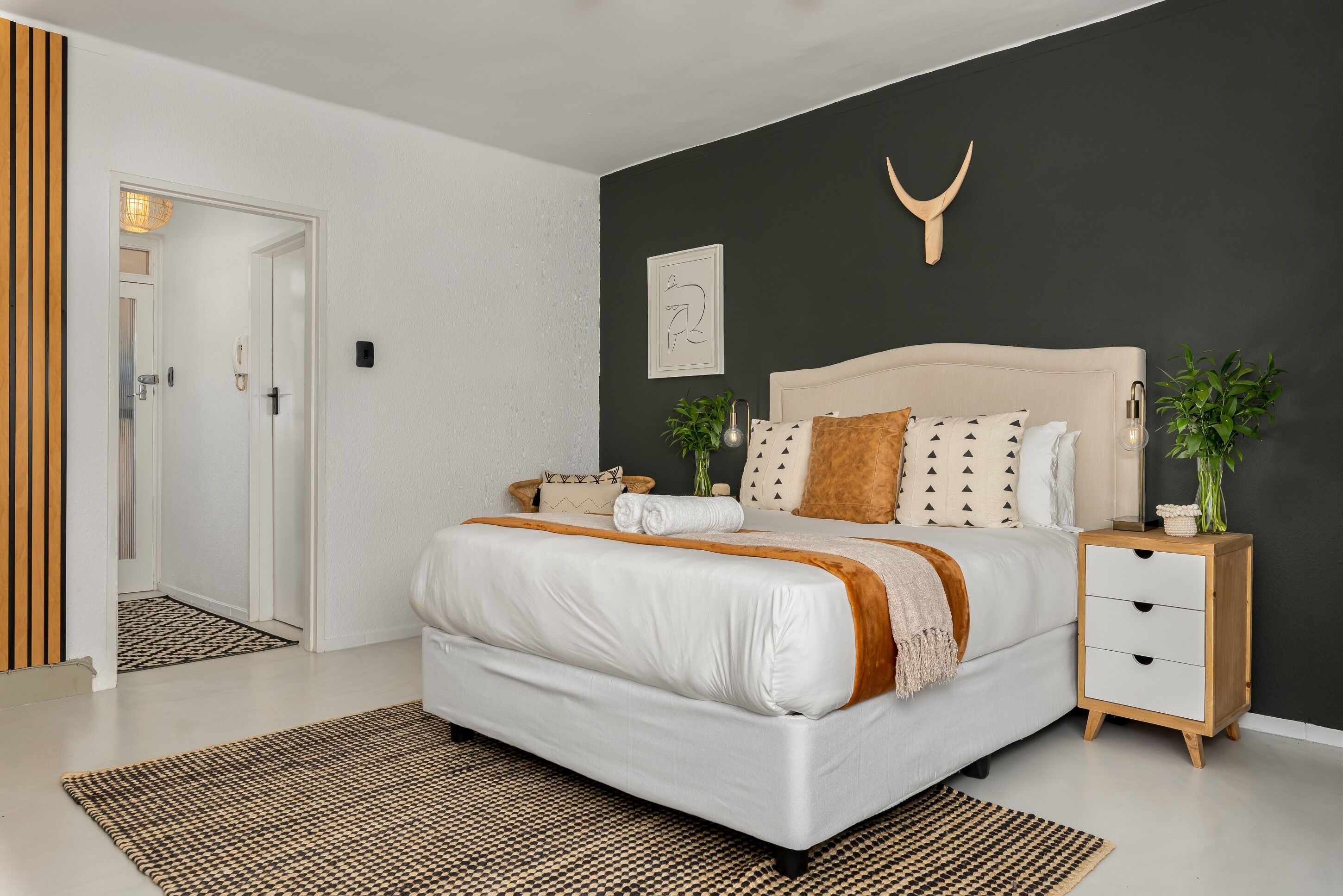 1 室のベッドルーム、アイロン / アイロン台、インターネット、ベッドシーツ