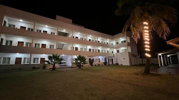 Front of property – evening/night