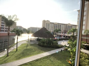 Uitzicht vanuit accommodatie