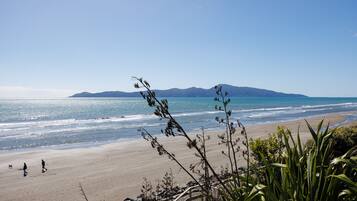Sun-loungers, beach towels