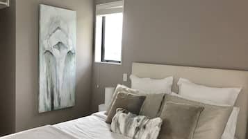 Panoramic-Apartment | 2 Schlafzimmer, hochwertige Bettwaren, Pillowtop-Betten