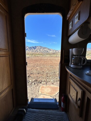 The Eagle Perched at Roosevelt Lake