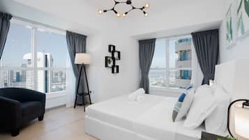 2 bedrooms, in-room safe, iron/ironing board, free WiFi