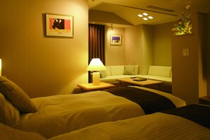 Japanese modern special room | Down comforters, in-room safe, blackout drapes, soundproofing - Hotel Plaza Geihinn (Yokote)