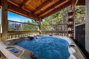 Idromassaggio all'aperto