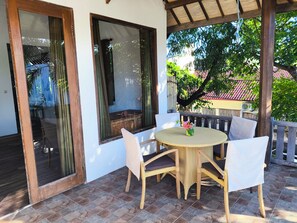 Apartament, vistes al mar | Terrassa o pati