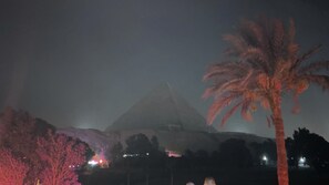 Dining - Best view directly to the great pyramids and golf garden  (Giza Governorate)