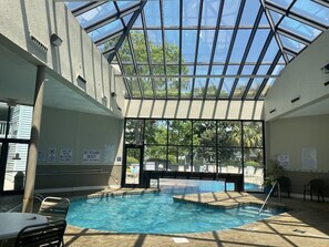 Indoor pool, outdoor pool