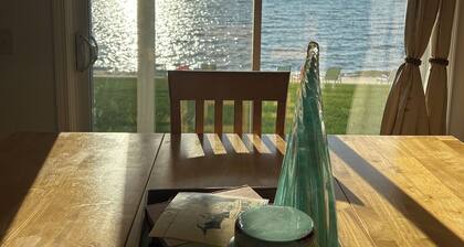 Ground Level Lakefront Condo on Beautiful Lake Huron. Beautiful sunsets!