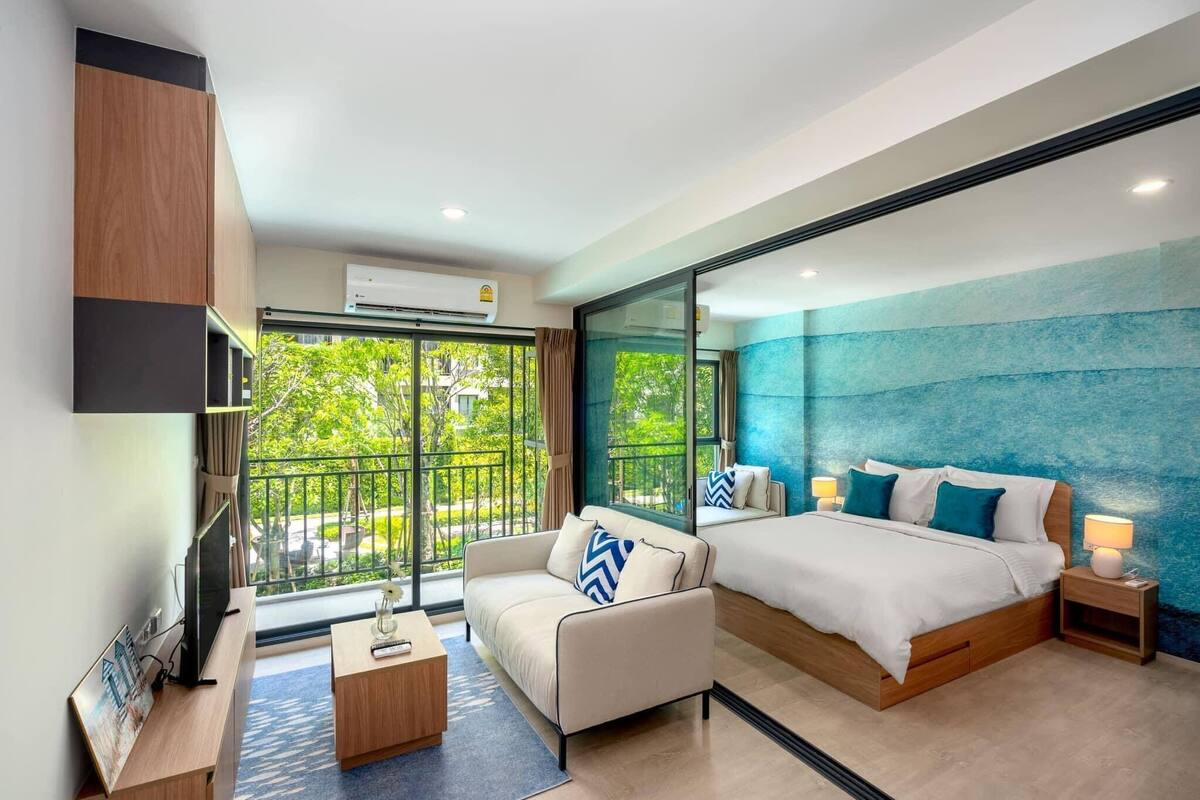 Lacasita Huahin Near beach Room21 | 1 bilik tidur, kalis bunyi, Wi-fi percuma, cadar katil 
