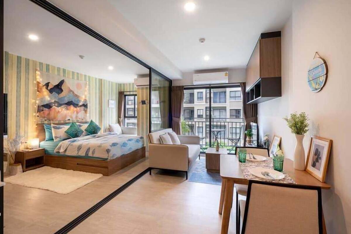 Lacasita Huahin Near beach Room 564 | 1 bilik tidur, kalis bunyi, Wi-fi percuma, cadar katil 