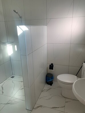 Panoramic Double or Twin Room, 1 King Bed | Bathroom